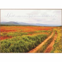 2pk -Plaque Wall Faith Is Heb.11:1 Mdf 7x5 - (Pack of 2)