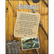 Plaque Wall Fisherman-love The Outdoors - (Pack of 2)