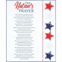 2pk -Plaque Wall Our Nations Prayer Mdf 8x10 - (Pack of 2) 2pk -Plaque Wall Our Nations Prayer Mdf 8x10 - (Pack of 2)