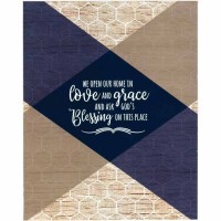 2pk -Plaque Wall We Ope Our Home Mdf 8x10 - (Pack of 2)