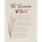 Plaque Wall Reunion Heart Mdf Od 8x10 - (Pack of 2)