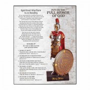 2pk -Plaque Wall Armor Of God Ful Verse Mdf 8x10 - (Pack of 2)