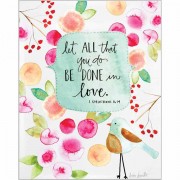 2pk -Plaque Wall Bluebird Let All That Mdf 8x10 - (Pack of 2)