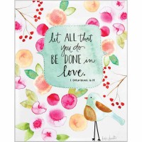2pk -Plaque Wall Bluebird Let All That Mdf 8x10 - (Pack of 2)