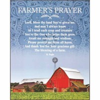 Wall Plaque House Blessing - Farmer's Prayer Mdf 8x10