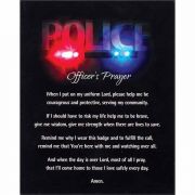 Plaque Wall Police Mdf 8x10 - (Pack of 2)