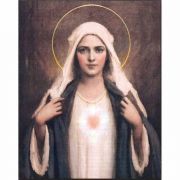 Plaque Wall Immaculate Heart Mdf 8x10 - (Pack of 2)