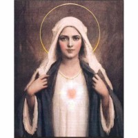 2pk -Plaque Wall Immaculate Heart Mdf 8x10 - (Pack of 2) 2pk -Plaque Wall Immaculate Heart Mdf 8x10 - (Pack of 2)