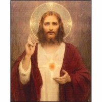 2pk -Plaque Wall Sacred Heart Mdf 8x10 - (Pack of 2) 2pk -Plaque Wall Sacred Heart Mdf 8x10 - (Pack of 2)