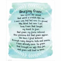 2pk -Plaque Wall Amazing Grace Mdf 8x10 - (Pack of 2)