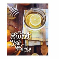 2pk -Plaque Wall How Sweet Ps119:103 Mdf8x10 - (Pack of 2)