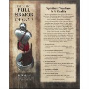 Plaque Wall Full Armor Of God Eph. 6:14 Mdf - (Pack of 2)
