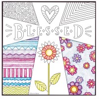 2pk -Plaque Mdf Colorful Blessings - (Pack of 2)