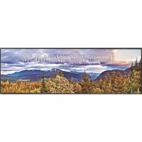 Plaque Wall My Help Ps. 121:1-2 Mdf 9x3