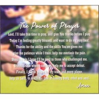 2pk -Plaque Wall Soccer Prayer Mdf 9x8 - (Pack of 2)