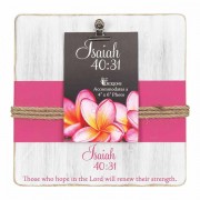 Plaque Wall Those Who Hope Is.40:31 Mdf