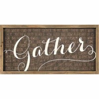 Plaque Wall Gather For Where Two Or Three