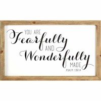 Plaque Wall You Are Fearful & Wonderfully Plaque Wall You Are Fearful & Wonderfully