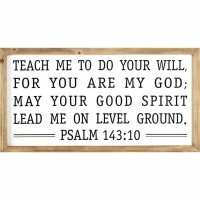 Plaque Wall Teach Me To Do Your Will