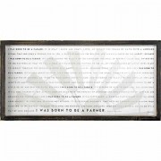 Framed Wall Art Born To Be Farmer Wd 20x10