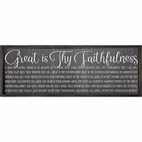 Framed Wall Art Thy Faithfulness Wd 32x11 Framed Wall Art Thy Faithfulness Wd 32x11