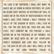 Framed Wall Art Psalm 23 Wd 19x19