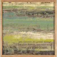 Framed Wall Art Origins Green We Cannot Wd 16x