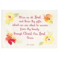 2pk -Placemat Bless Us 19 X 12 (2) - (Pack of 2)