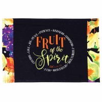 2pk -Placemat Fruit Of Spirit Canvas/cotton 18x12 - (Pack of 2)