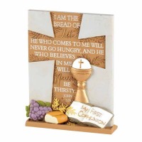 2pk -Plaq First Communion Resin Jn.6:35 - (Pack of 2)