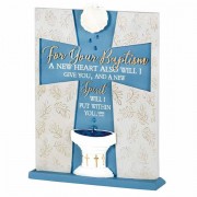 2pk -Plaq Baptism A New Heart Resin - (Pack of 2) 2pk -Plaq Baptism A New Heart Resin - (Pack of 2)
