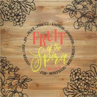 Plaque Wall The Fruit Of Spirit Mdf 20x20