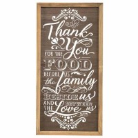 Wall Plaque Thank You For The Food
