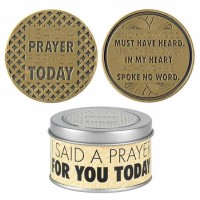 4pk -Pocket Stone I Said A Prayer Metal - (Pack of 4)