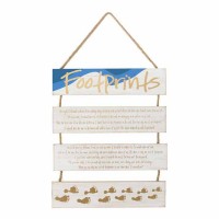 Sign Wall Footprints Mdf 12x.5x20 Sign Wall Footprints Mdf 12x.5x20
