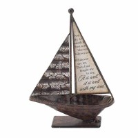 2pk -Sailboat Tabletop- Metal-6.5 Inches It Is - (Pack of 2)