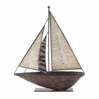 Sailboat Tabletop- Metal-16.5 Inches Amazin Sailboat Tabletop- Metal-16.5 Inches Amazin
