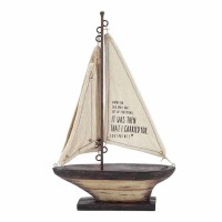 Sailboat-Tabletop Resin/fab-11.5 Inches Foot Sailboat-Tabletop Resin/fab-11.5 Inches Foot