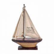 Sailboat-Tabletop Resin/fab-12 Inches Praise