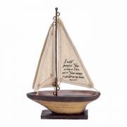 Sailboat-Tabletop Resin/fab-12 Inches I Will