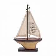 Sailboat-Tabletop Resin/fab-when You - (Pack of 2)