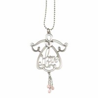 3pk -Auto Dangle Angelw/hope PNecklace Beads/metal - (Pack of 3)