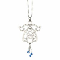 3pk -Auto Dangle Angel W/faith Dkbul Bead/ Metal - (Pack of 3)