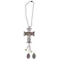3pk -Auto Dangle Cross Faith Trusting 2 Cor.5:7 - (Pack of 3)