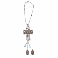 3pk -Auto Dangle Cross Rejoice Chose Hapy Ps.118 - (Pack of 3)