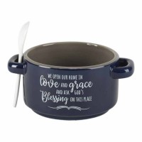 2pk -Soupbowl We Open Our Home Dolomite 16oz - (Pack of 2)