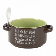 Soup Bowl They Broke Bread - (Pack of 2)