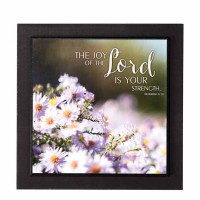 2pk -Plaque Stack Joy Of Lord Neh8:10 Mdf 12x12 - (Pack of 2)