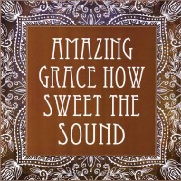 Plaque Mdf stk Amazing Grace
