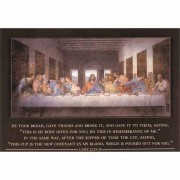 Plaque Stack Last Supper Lk 22:19-20 Mdf